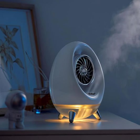 Spray cold air fan